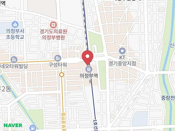 의정부 더셜리 웨딩박람회 위치 지도