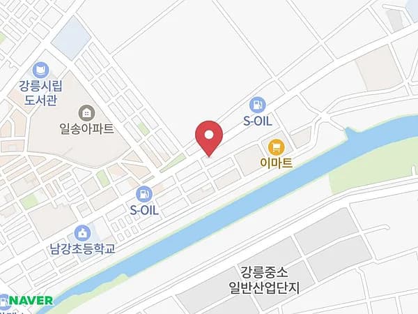 강릉 위드유 웨딩박람회 위치 지도