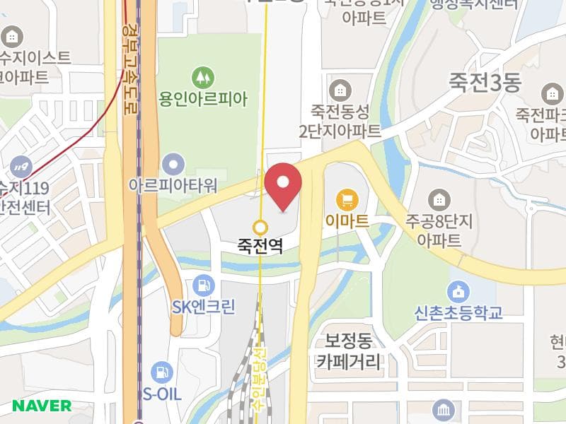 성남/용인웨딩박람회 위치 지도