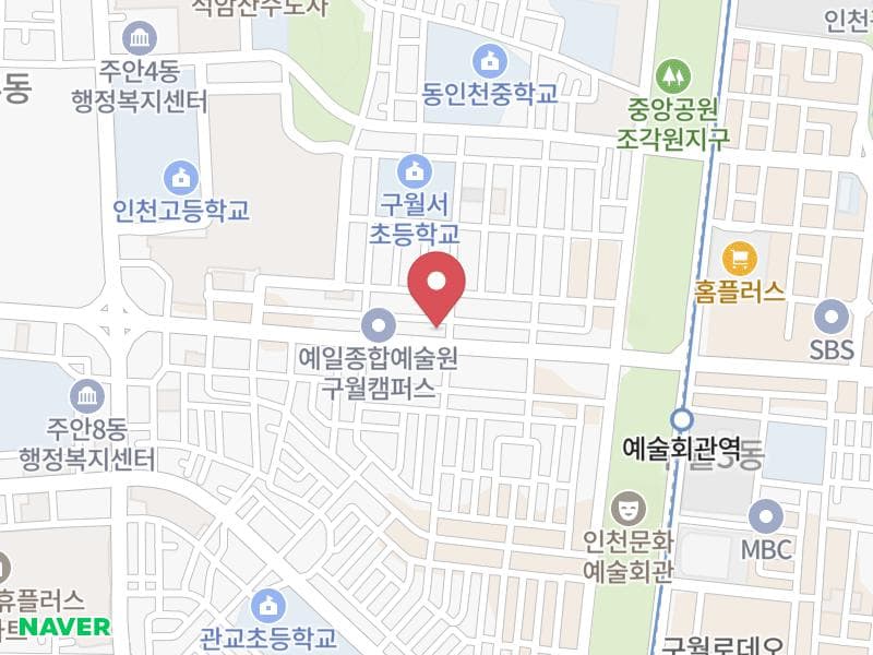 인천 직거래 웨딩박람회 위치 지도