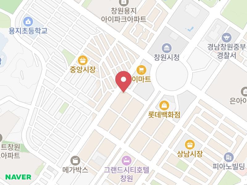 창원 KNN 웨딩박람회 위치 지도