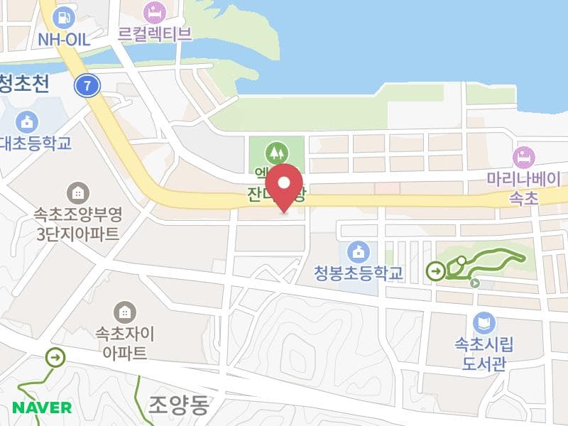 웨딩더하기 속초웨딩박람회 위치 지도