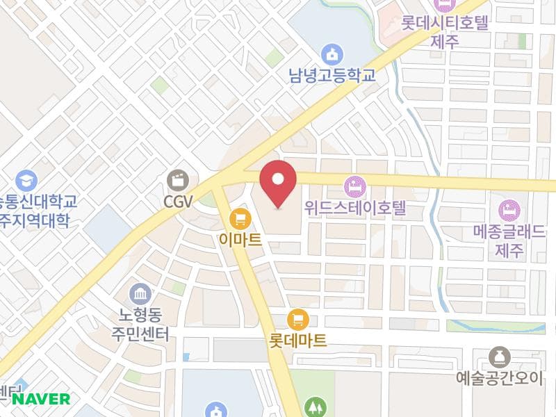 제주MBC웨딩페어 위치 지도