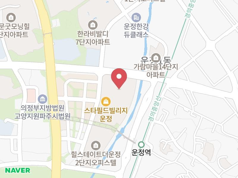 파주 패밀리 웨딩박람회 위치 지도